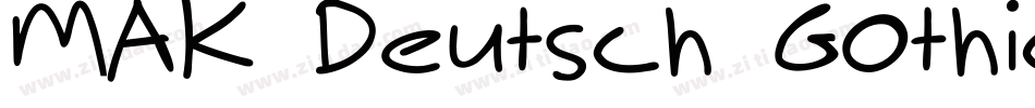 MAK Deutsch Gothic字体转换